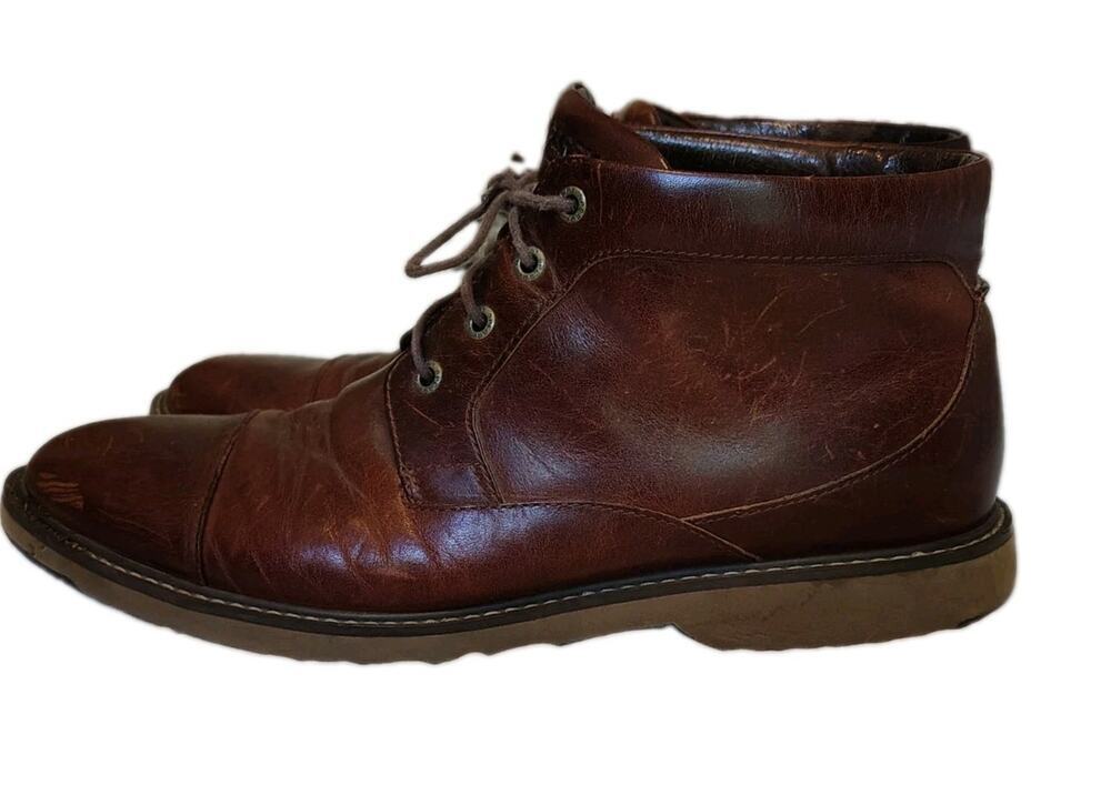 Sperry Top Sider Commander Chukka Brown Size 11.5 M Leather Boots